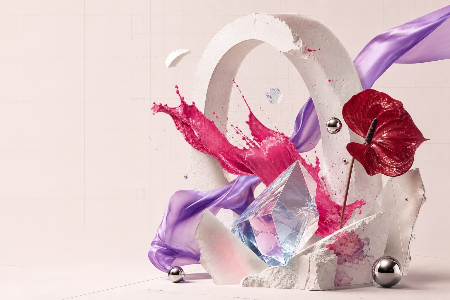 Chroma wedding website art direction