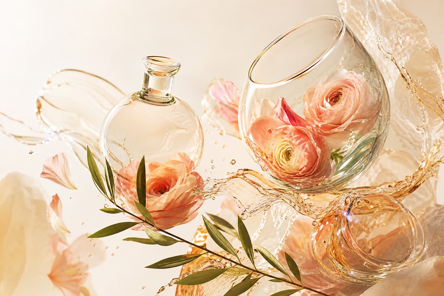 Sillage wedding website art direction