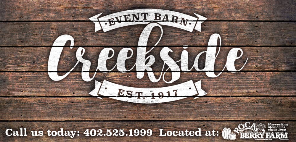Creekside Weddings & Events in Roca, NE